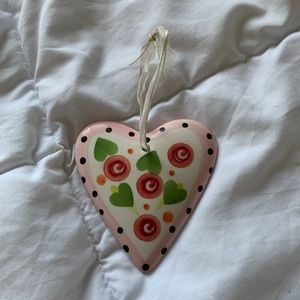 Small Pink Heart Wall Hanging